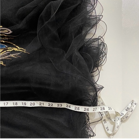 NINA CANACCI Peacock Tulle Party Dress 10 - Picture 6 of 8